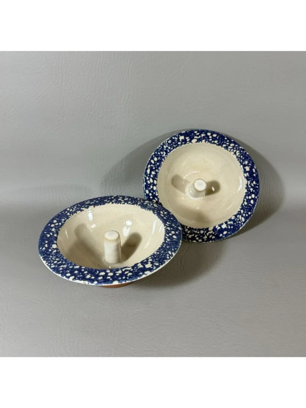 Set of 2 Christian Ridge Pottery The Original Apple Baker Stoneware Dishes Boxed